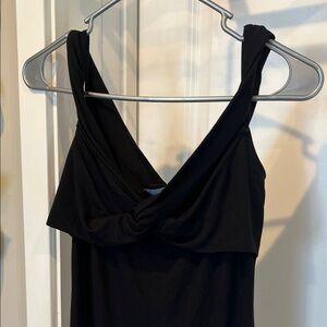 Few Moda Binx Off the Shoulder Black Dress
